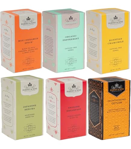 Amazon.com : Harney & Sons Assorted Tea Bag Sampler 40 Count